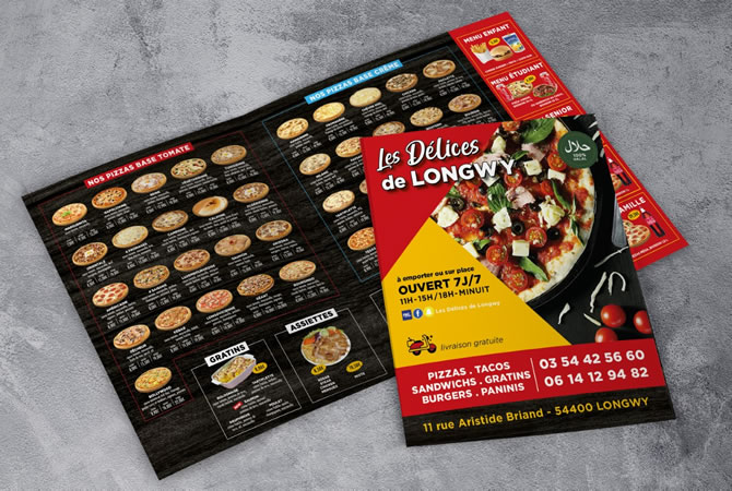 AOZU | Logo Food | Les Délices de Longwy